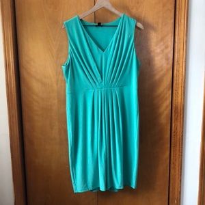 Relativity Green Dress w/ Ruching XL